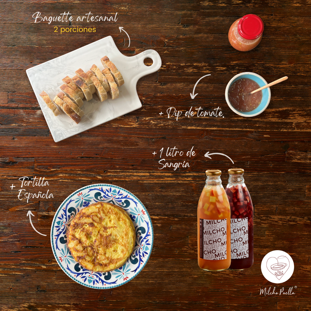 Combo - Montadito de tortilla + Sangría